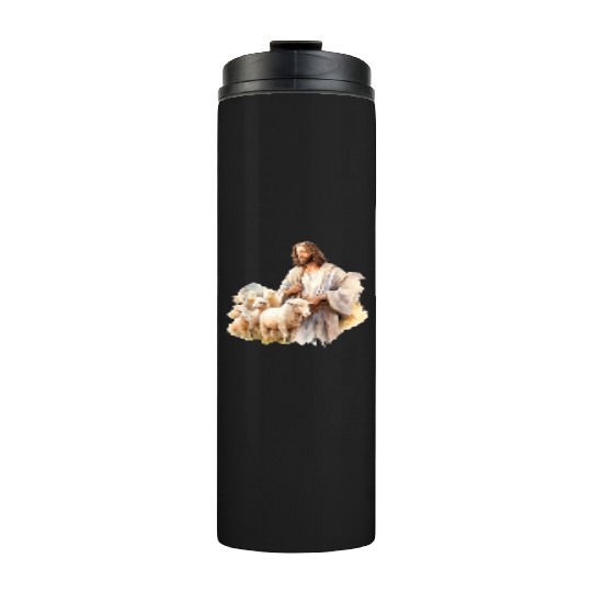 Lord Jesus Church Sheep Peace Thermal Tumblers