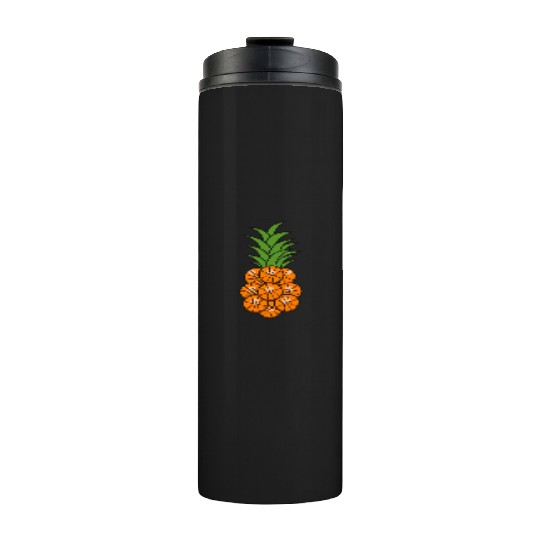 FUNNY PINEAPPLE BASKETBALL Thermal Tumblers