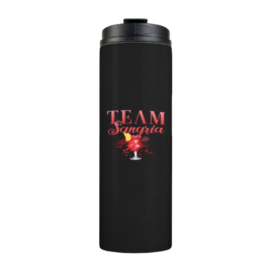 Cocktail Bartender Team Sangria Thermal Tumblers