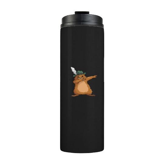 Groundhog Marmot for a Marmot lover groundhog fan Thermal Tumblers