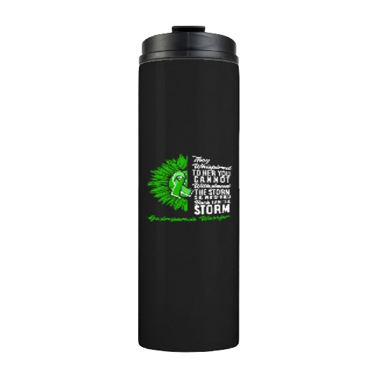 Motivational Storm Gastroparesis Awareness Thermal Tumblers