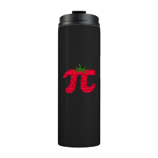 Raspberry Funny Pi Day Pie Math Lover Student Thermal Tumblers