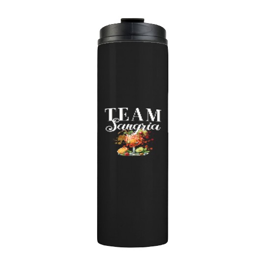 Cocktail Bartender Team Sangria Thermal Tumblers