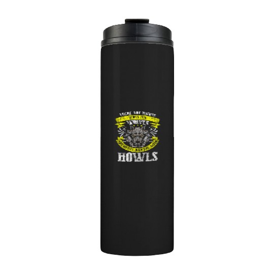 Wolf Dog Wild Thermal Tumblers