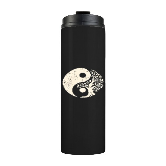 Nature's Balance: Yin Yang Tree of Life Thermal Tumblers