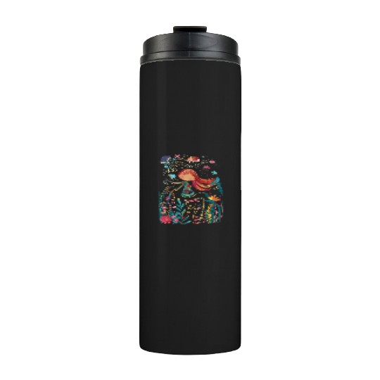 jellyfish girl Thermal Tumblers