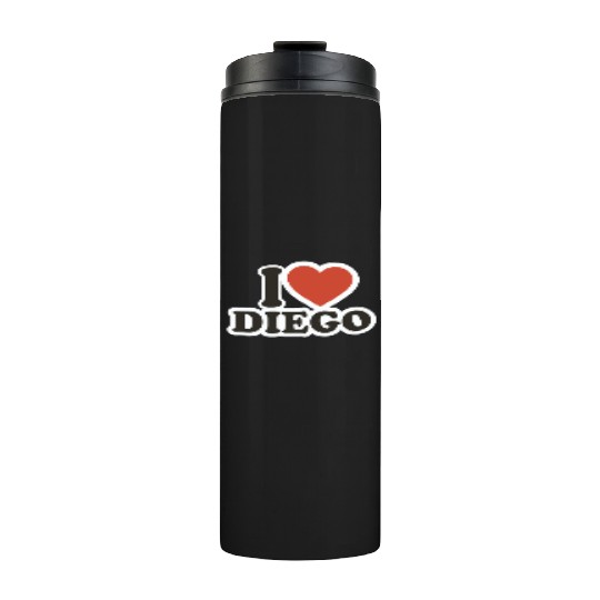 I LOVE Thermal Tumblers Boyfriend gift idea I LOVE Diego