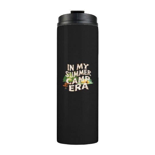 Cute In My Summer Camp Era Groovy Friend Crew Thermal Tumblers