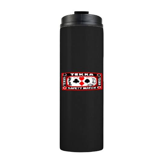 Indian Safety Matches Matchbox Art Suits of Poker Thermal Tumblers