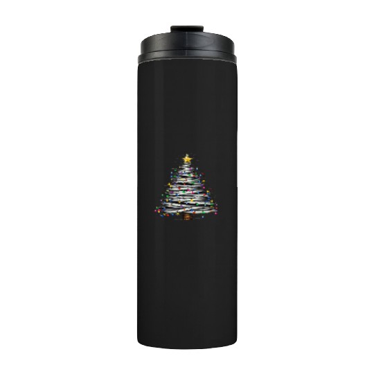 Christmas Light Tree Holiday Thermal Tumblers