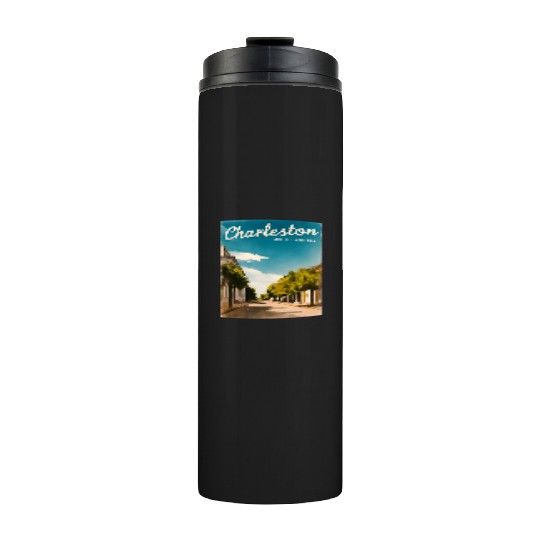 Vintage Travel Charleston South Carolina Retro Thermal Tumblers
