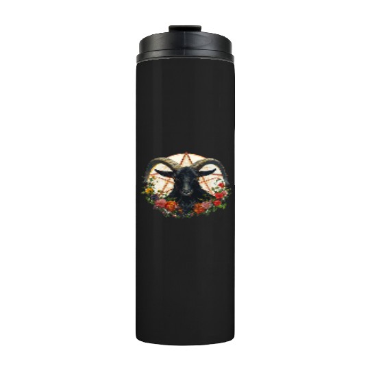 Goat Lucifer Occult Devil Satan For a Heavy Metal Thermal Tumblers