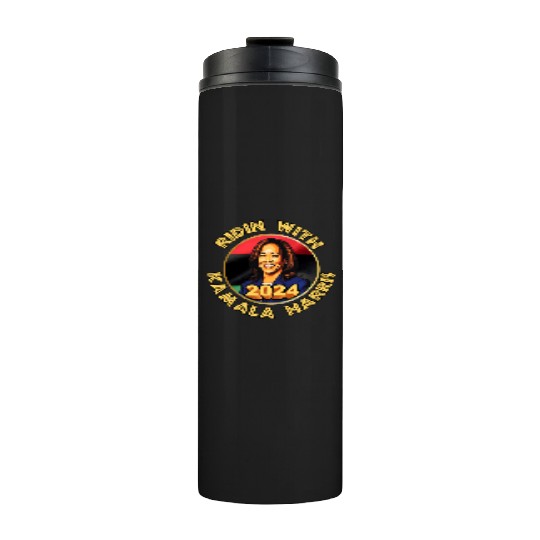 Black history Kamala Harris for president 2024 Thermal Tumblers