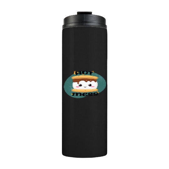 Hot Mess Kawaii S'more Meme Thermal Tumblers