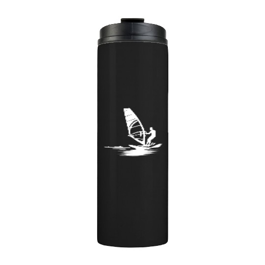 Windsurfer Surf Training Water And Wind Thermal Tumblers