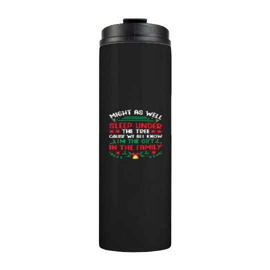 Christmas Humor Men Women Favorite Person Funny Thermal Tumblers