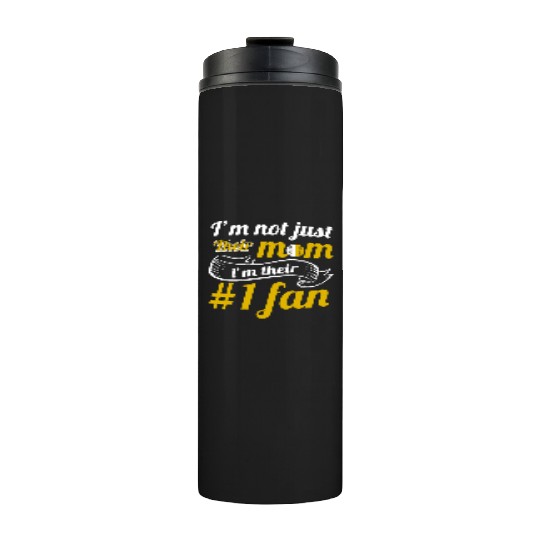 #1 Fan Softball Mom Funny Mommy Mother's Day Thermal Tumblers