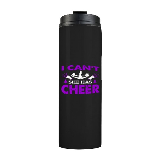 I Can't Cheer Mom Cheerleading Mommy Mother's Day Thermal Tumblers