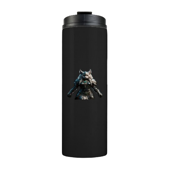Valkyrie cat (Viking cat) Valhalla calling Thermal Tumblers