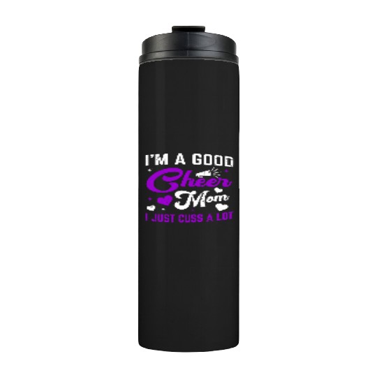 A Good Cheer Mom Cheerleading Mommy Mother's Day Thermal Tumblers
