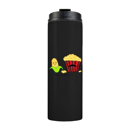 Baby corn and Popcorn Father and Baby design Thermal Tumblers