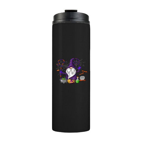 Halloween Gnomes, Happy Halloween Thermal Tumblers