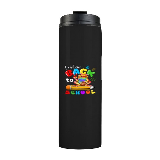 Welcome Back To School Frog Lovers Thermal Tumblers