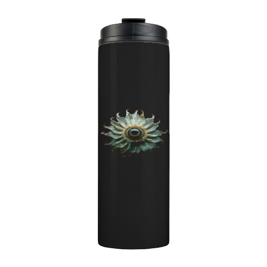 Weirdcore Aesthetic Flower Human Eyeball Strangeco Thermal Tumblers