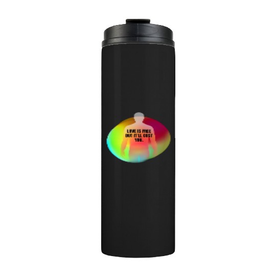 Black Neon Green Red Spiritual Chakra Thermal Tumblers