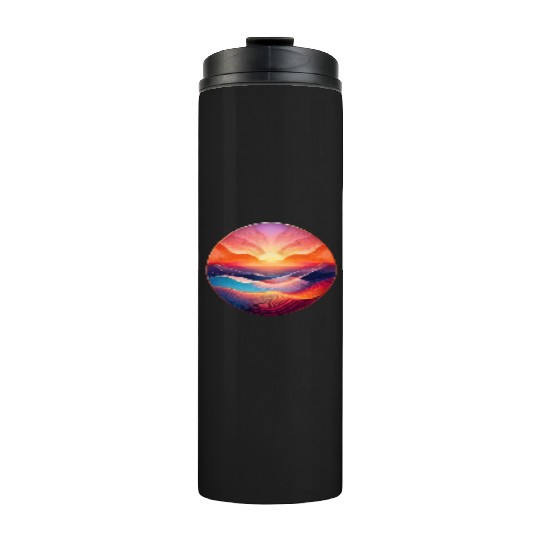 Colorful Sunrise Thermal Tumblers