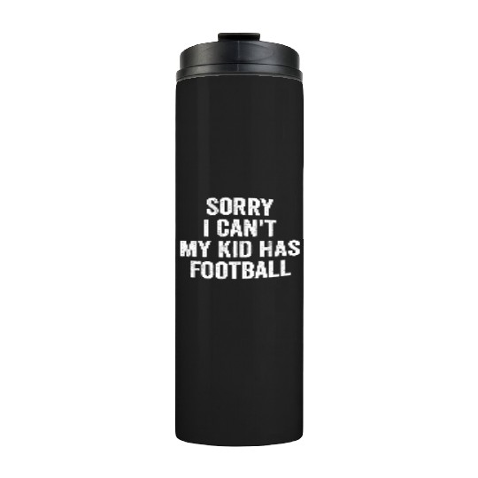 Football Parent Football Mom Dad Funny Thermal Tumblers