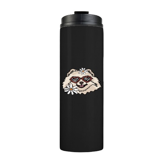 Pomeranian Retro Dog Thermal Tumblers