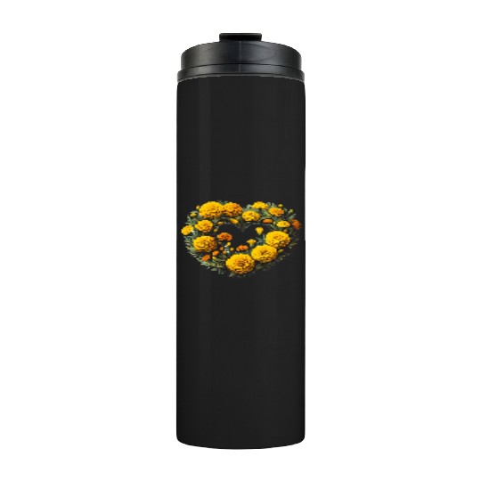 Marigold Flowers Thermal Tumblers