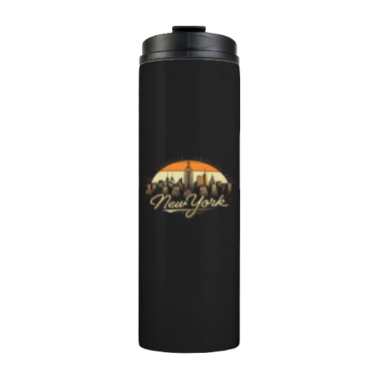 New York Skyline - Iconic Cityscape Beauty Thermal Tumblers
