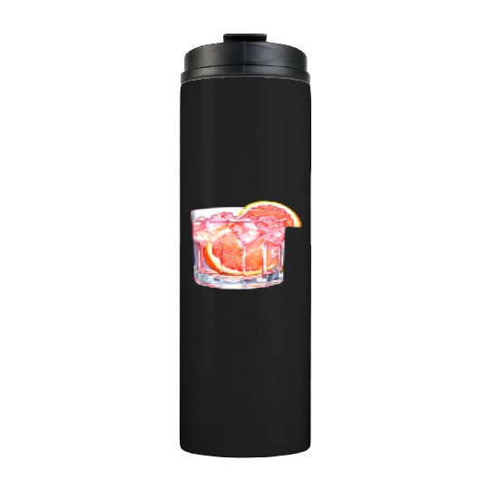 Grapefruit Citrus Cocktail Thermal Tumblers