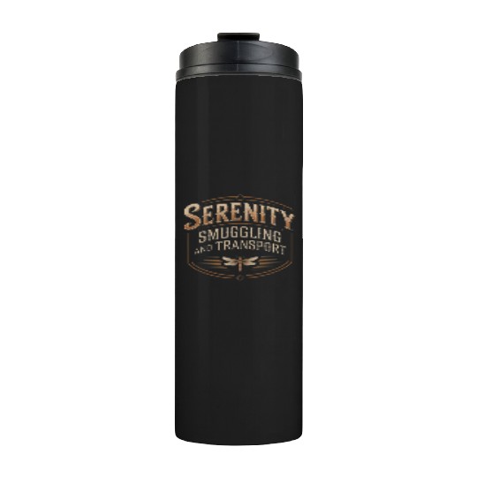 Vintage Serenity Smuggling And Transport Firefly Thermal Tumblers