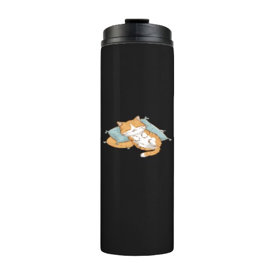 Cozy Cat Nap Thermal Tumblers