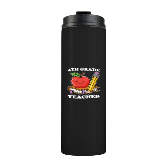 4th Grade Teacher Back to School Thermal Tumblers