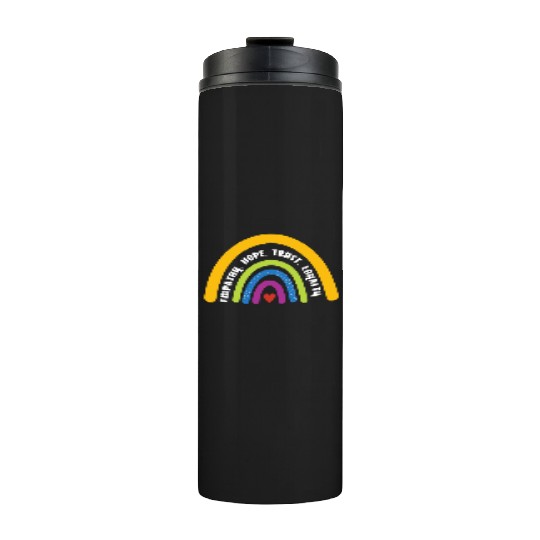 Empathy Hope Trust Loyalty Rainbow Thermal Tumblers