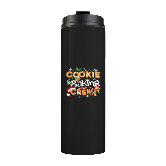 Cookie baking crew Cooking Lover Xmas Gingerbread Thermal Tumblers