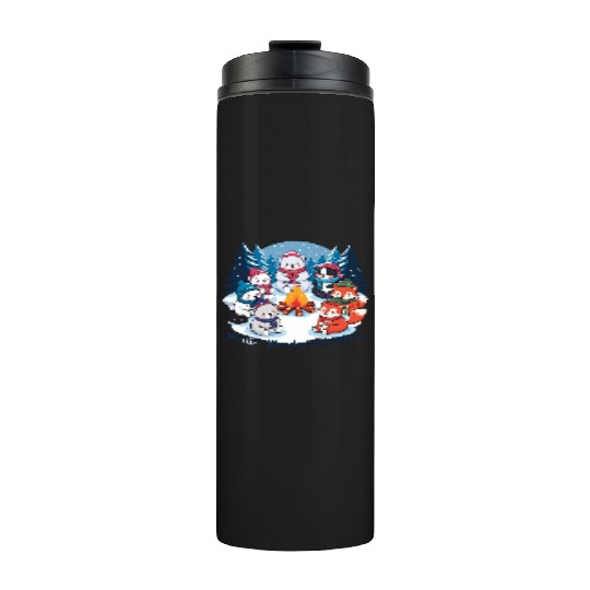 Winter wonderland vibes Thermal Tumblers