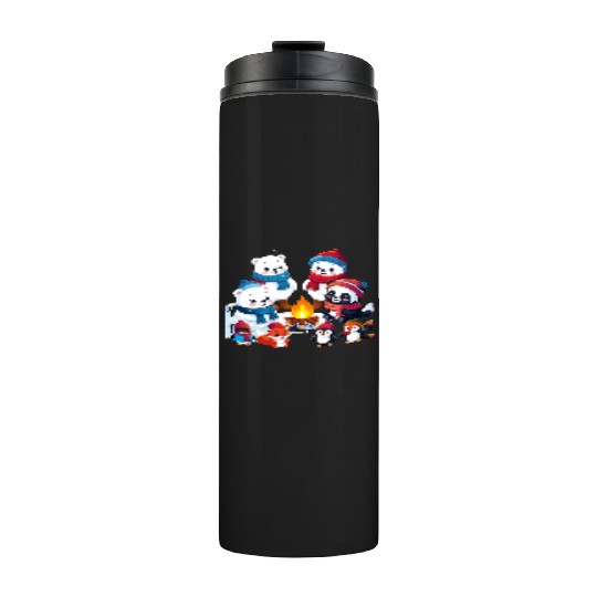 Winter Wonderland Critters Thermal Tumblers