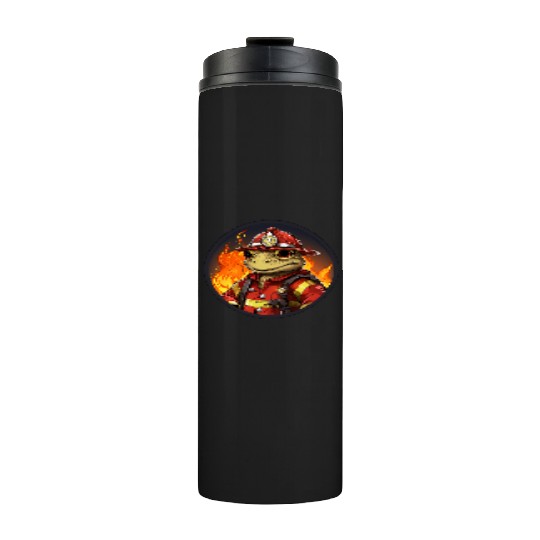 Frog Firefighter Thermal Tumblers