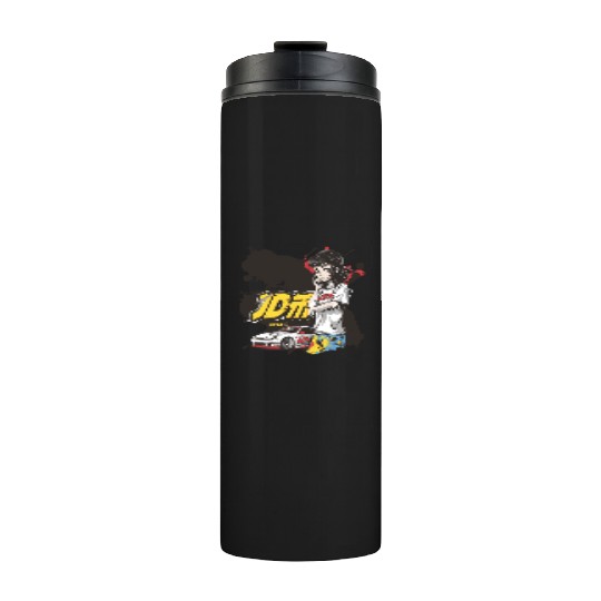 Cute Anime Girl JDM Car Street Racer Thermal Tumblers