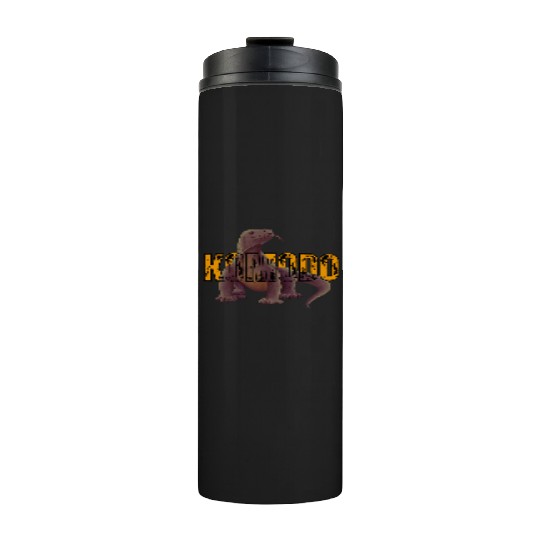 Komodo Dragon Art From Indonesia Thermal Tumblers