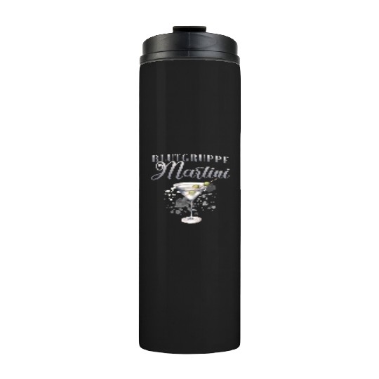 Blutgruppe Martini Cocktail Bartender Thermal Tumblers