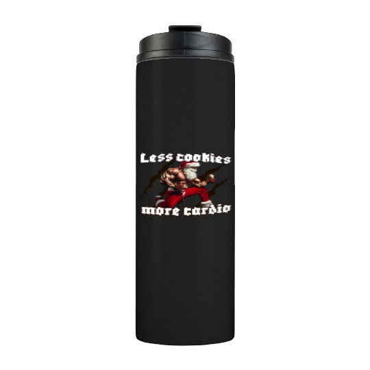 Muscle Santa Thermal Tumblers – Christmas Workout Apparel