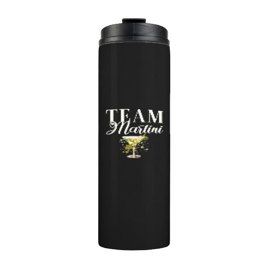 Team Martini Cocktail Bartender Thermal Tumblers