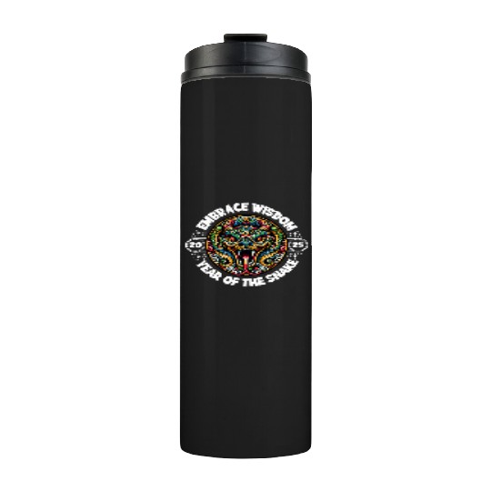 Embrace Wisdom 2025 Year of the Snake Thermal Tumblers