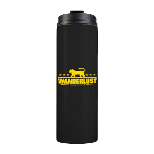 Wanderlust, Lion Thermal Tumblers